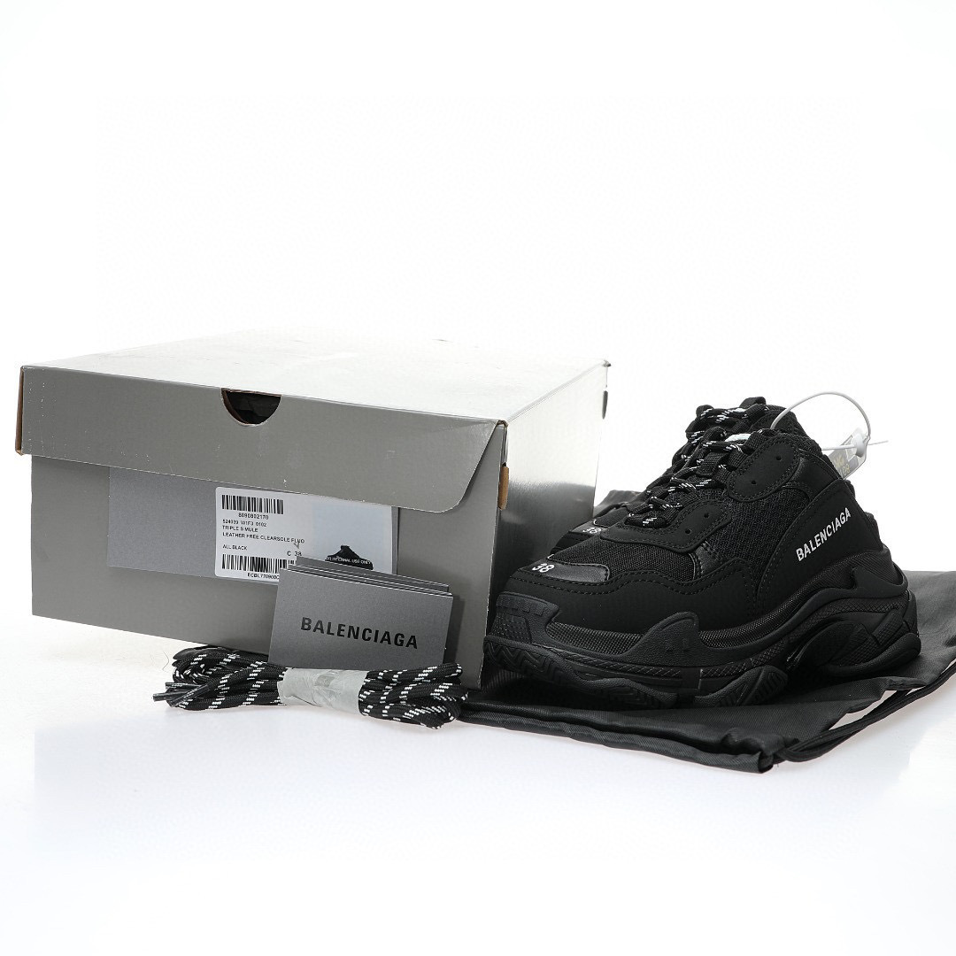 Balenciaga Triple S Sneaker 524039 W1F3 0102 - Image 9