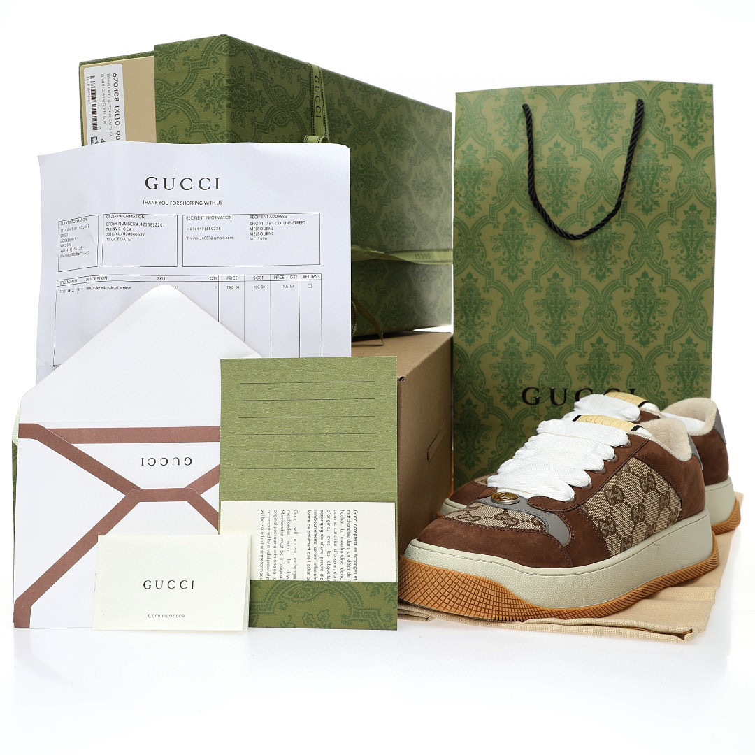 Gucci Chunky Sneaker 670408 1XL10 9019 - Image 9