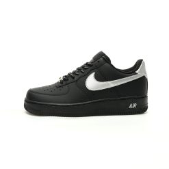 Nike Air Force 1 07 Low Black Sliver Sneakers ZH0316-125