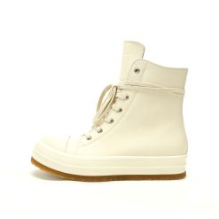 Rick Owens Creep Leather High Sneakers RU02E1802-LCO-1111