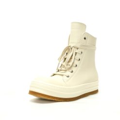 Alternative view of Rick Owens Creep Leather High Sneakers RU02E1802-LCO-1111