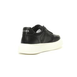 Alternative view of Prada Triangle Logo Leather Sneakers 3D968M_3LF5_FG000