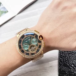 Alternative view of CARTIER Ballon Bleu Automatic (Black-Green-Blue-Gray Dial) 42mm 660202605290142_249