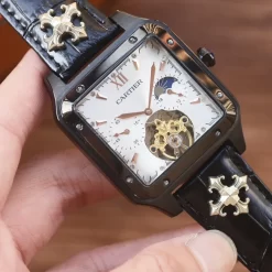 Alternative view of CARTIER Santos Automatic (Black-White Dial) 41mm 550202605290189_219