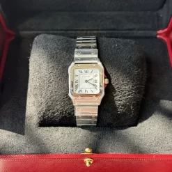 Alternative view of CARTIER Santos Quartz WSSA0082 (Silver Dial) 27mm 1200202605290192_409
