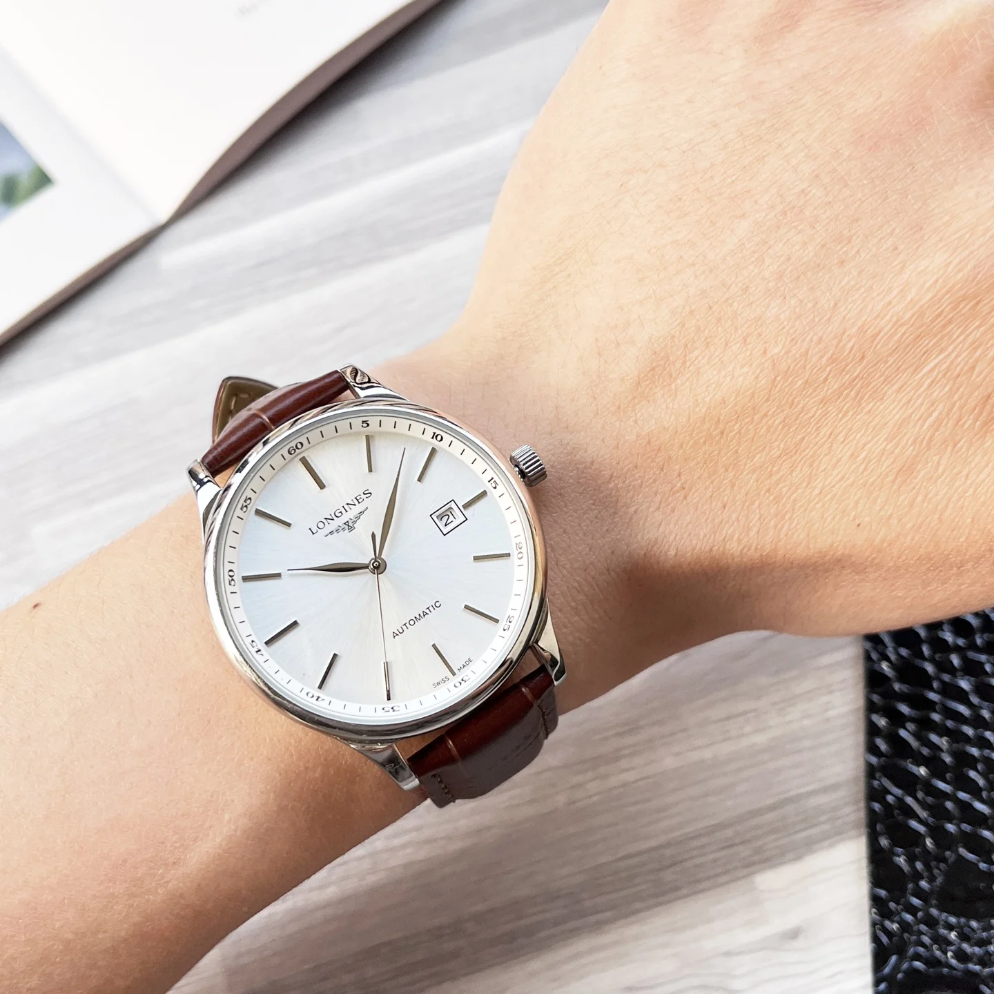 LONGINES Master Collection Automatic (White-Blue Dial) 41mm 430202605290094_189 - Image 3