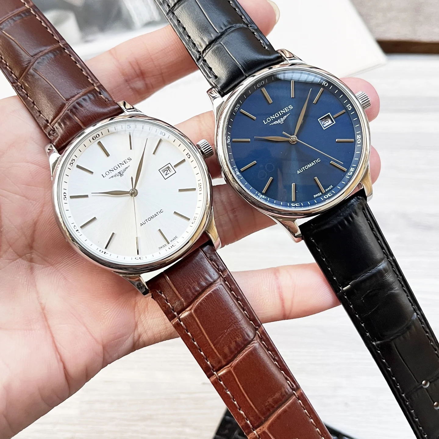 LONGINES Master Collection Automatic (White-Blue Dial) 41mm 430202605290094_189 - Image 6