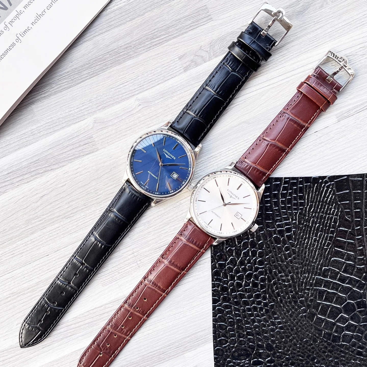 LONGINES Master Collection Automatic (White-Blue Dial) 41mm 430202605290094_189 - Image 7