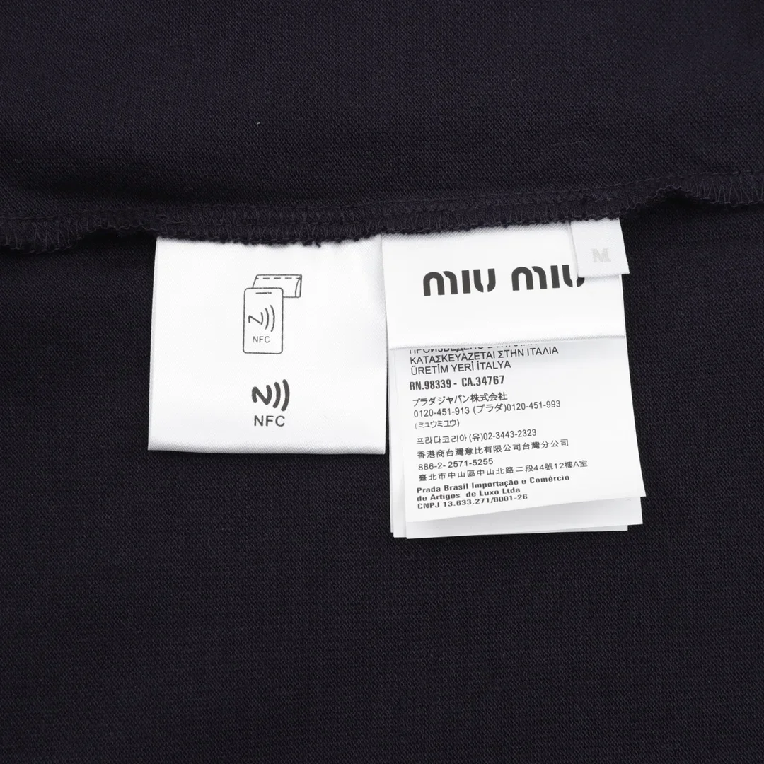 MIU MIU Coats & Jackets Double Refined Cotton Jersey, Custom Striped Woven Fabric, Custom Flat Knit Rib S-XL 150202605291133_79 - Image 8