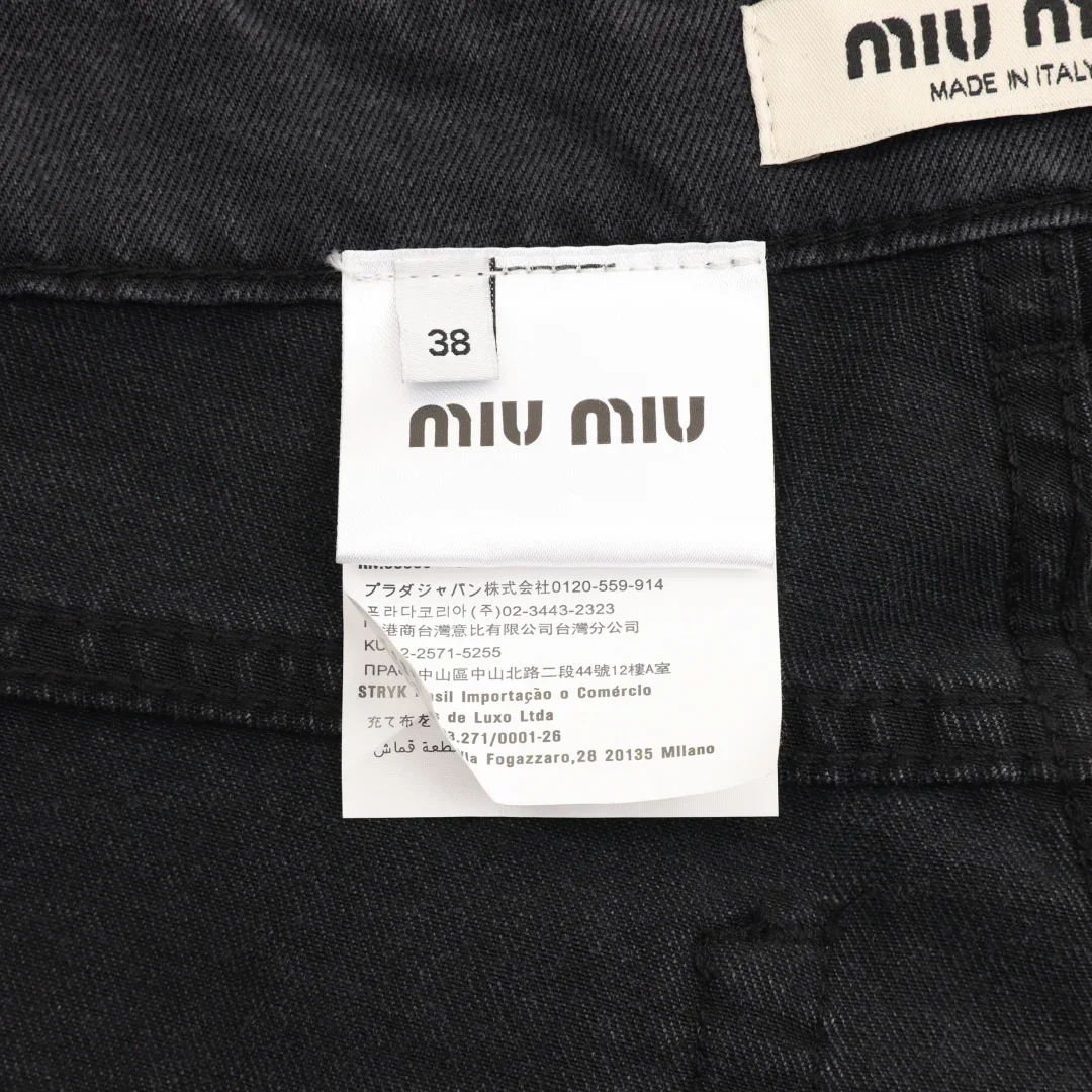 MIU MIU Trousers & Shorts Denim 36-42 290202605291135_119 - Image 9