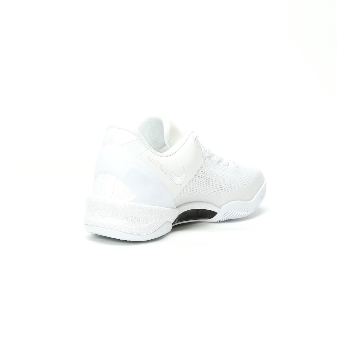 Alternative view of Nike Zoom Kobe VIII 8 Protro Triple White ZK8 Sneakers FJ9364-100