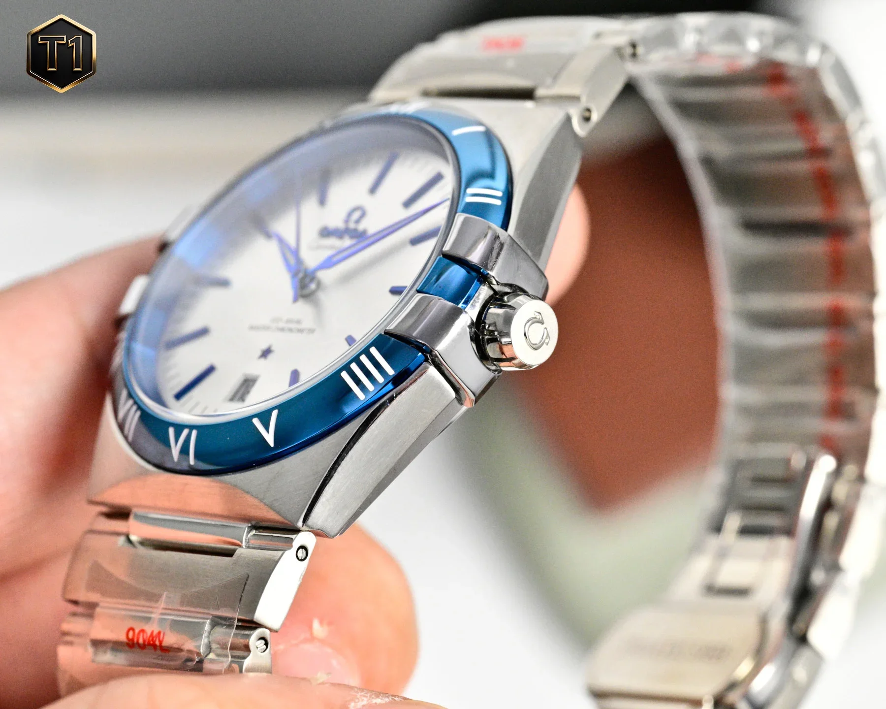 OMEGA Constellation Co-axial (White-Blue Dial) 41mm 398202605290233_179 - Image 6
