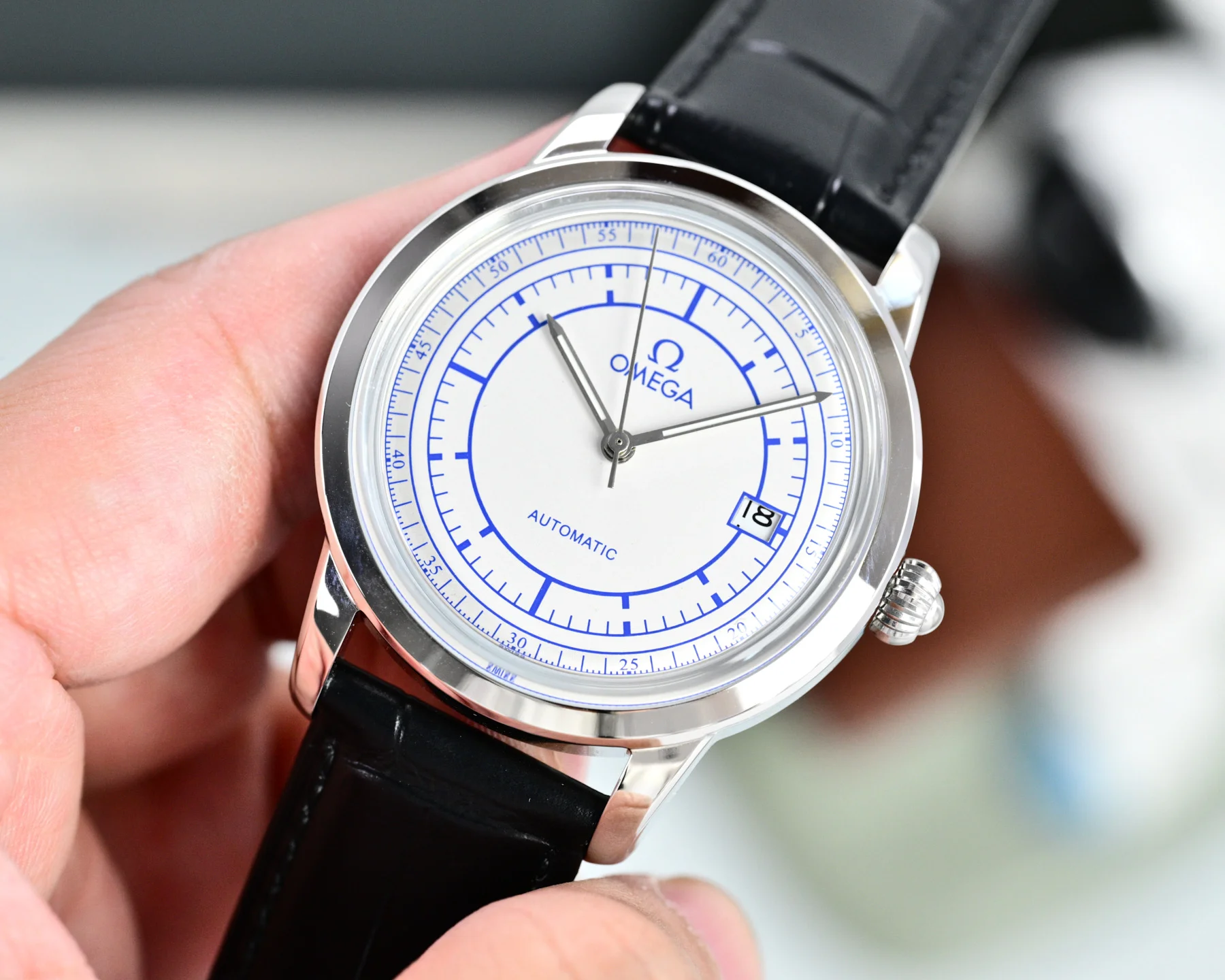 OMEGA De Ville Automatic (White-Blue Dial) 40mm 1125202605290152_389 - Image 2