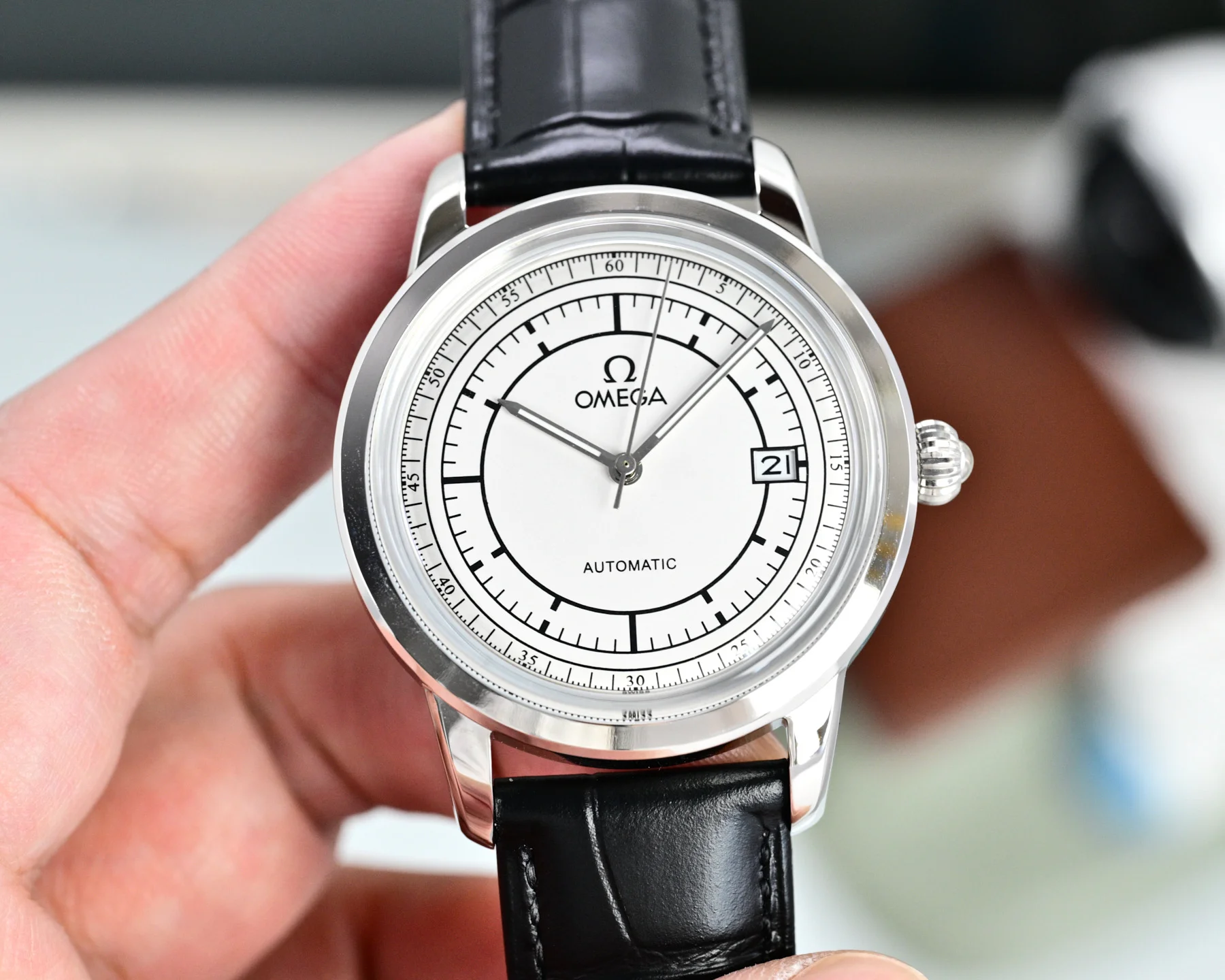 OMEGA De Ville Automatic (White-Blue Dial) 40mm 1125202605290152_389 - Image 3