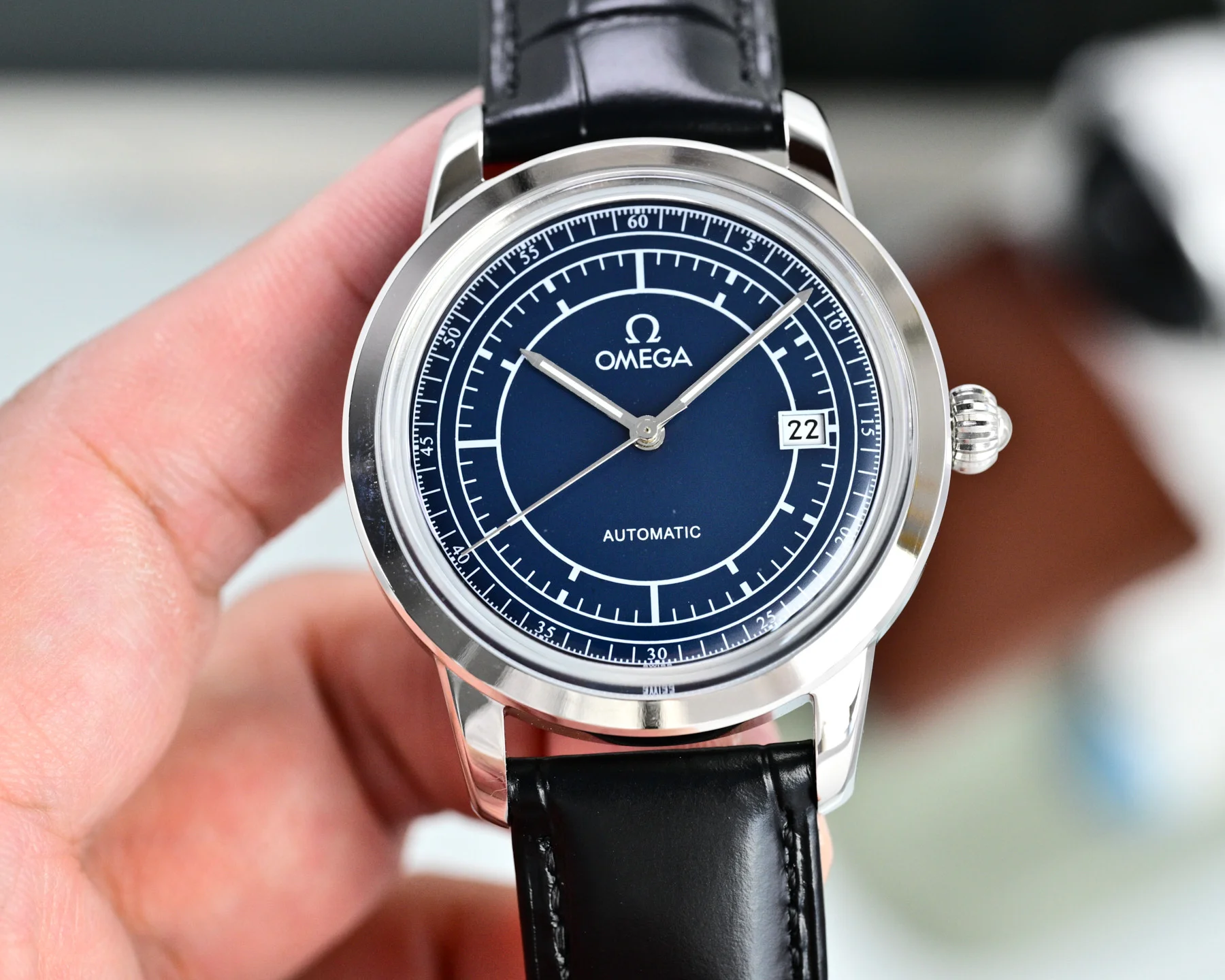OMEGA De Ville Automatic (White-Blue Dial) 40mm 1125202605290152_389 - Image 4