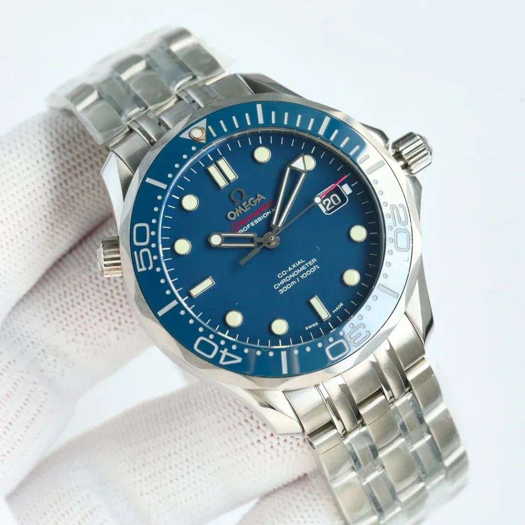 OMEGA Seamaster Automatic PB1 (White-Black-Blue Dial) 41mm 800202605290244_289 - Image 3