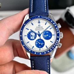 OMEGA Speedmaster Automatic 31032425002001 (White-Blue-Black Dial) 40mm 1650202605290248_539