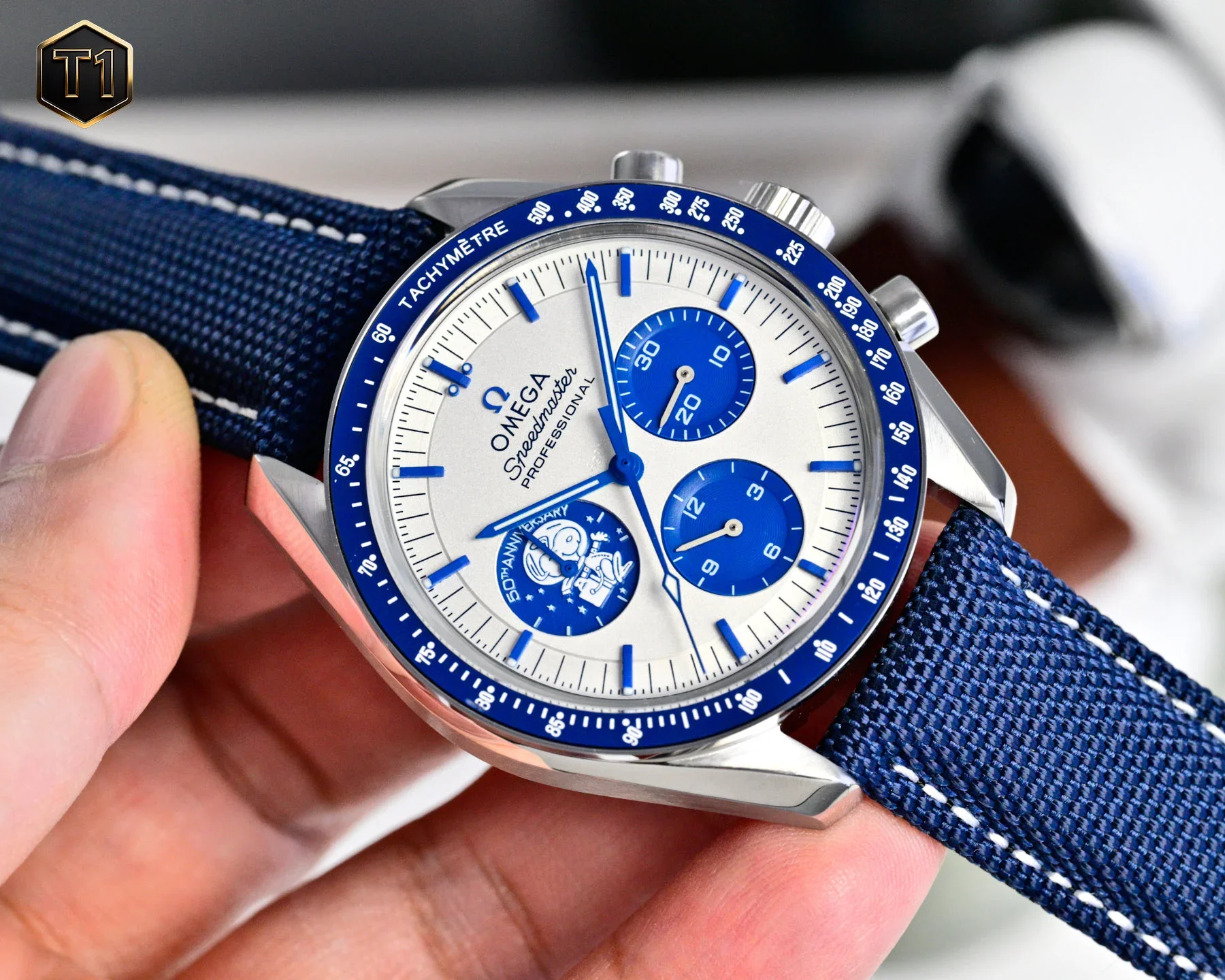OMEGA Speedmaster Automatic 31032425002001 (White-Blue-Black Dial) 40mm 1650202605290248_539 - Image 6