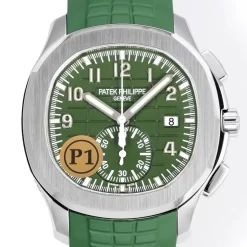 Alternative view of PATEK PHILIPPE Aquanaut Automatic 5968A-001 (Green Dial) 42mm 2850202605290112_879