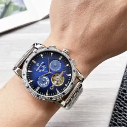 PATEK PHILIPPE Automatic (Blue-Green-Silver Dial) 42mm 580202605290022_229