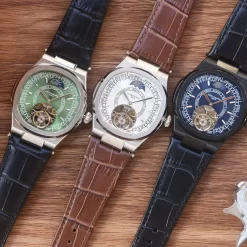 PATEK PHILIPPE Calatrava Automatic 5140 (Green-White-Blue Dial) 38mm PF 570202605290262_229