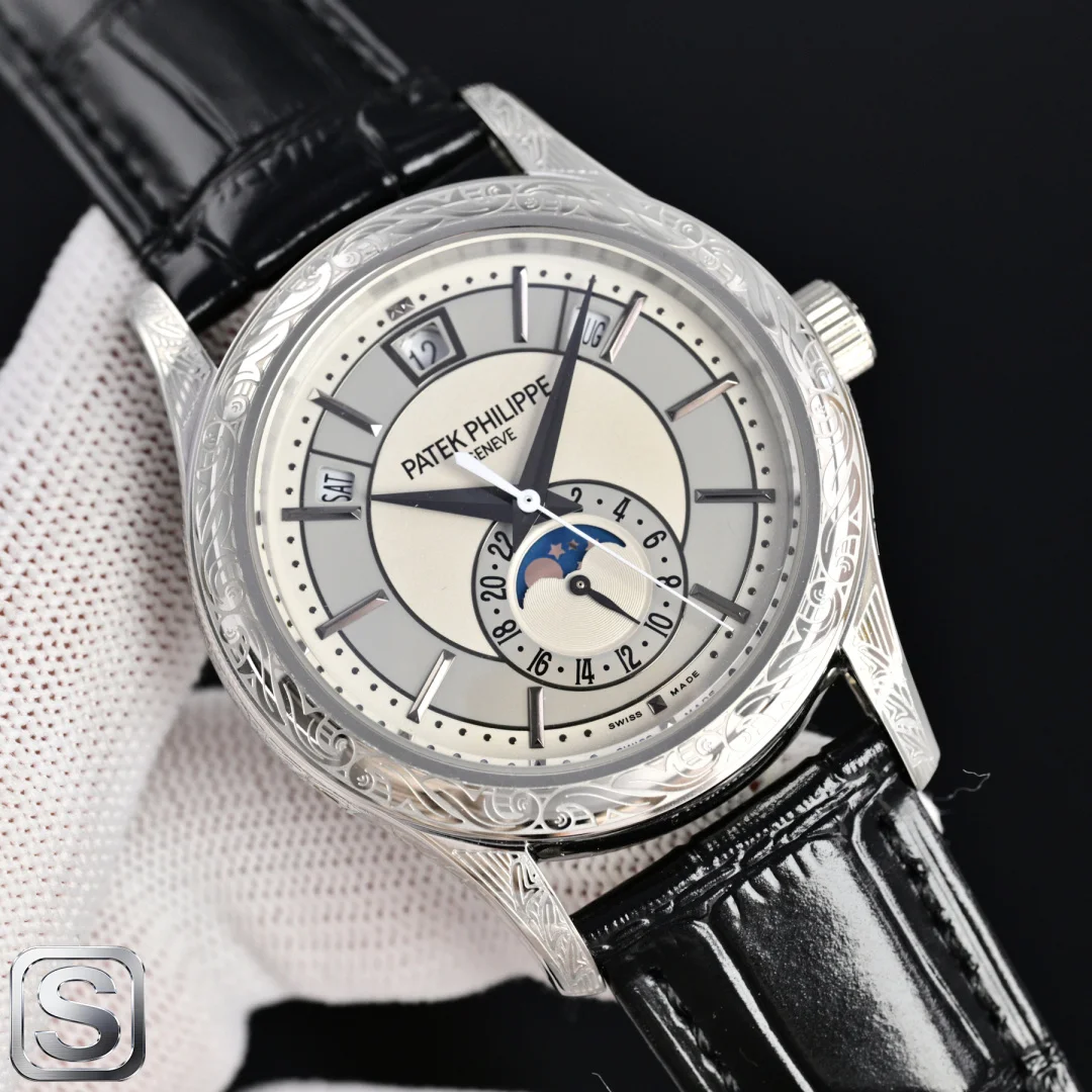 PATEK PHILIPPE Calatrava Automatic 5905R-010 (Blue-White Dial) 40mm TW 1525202605290070_499 - Image 2