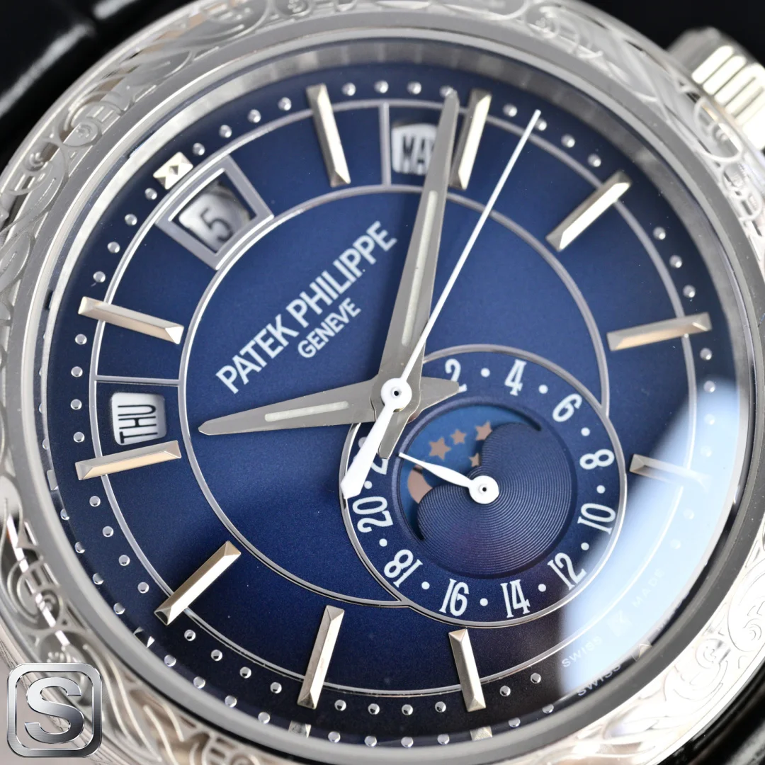 PATEK PHILIPPE Calatrava Automatic 5905R-010 (Blue-White Dial) 40mm TW 1525202605290070_499 - Image 6