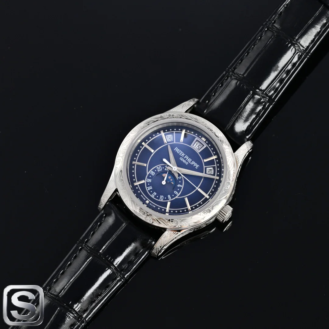 PATEK PHILIPPE Calatrava Automatic 5905R-010 (Blue-White Dial) 40mm TW 1525202605290070_499 - Image 9