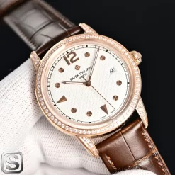 Alternative view of PATEK PHILIPPE Calatrava Automatic BJ9 (White Dial) 40mm TW 1225202605290074_419
