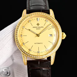 Alternative view of PATEK PHILIPPE Calatrava Automatic GV3 (Gold Dial) 40mm TW 1225202605290253_419
