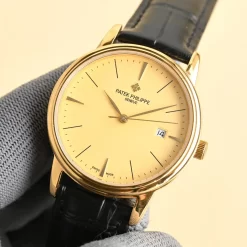 PATEK PHILIPPE Calatrava Automatic (Gold-White Dial) 40mm 775202605290254_289