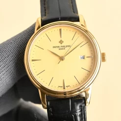 Alternative view of PATEK PHILIPPE Calatrava Automatic (Gold-White Dial) 40mm 775202605290254_289