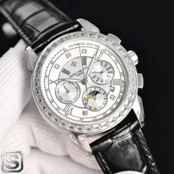 Alternative view of PATEK PHILIPPE Calatrava Automatic RP6 (Black-White Dial) 40mm 1475202605290076_489