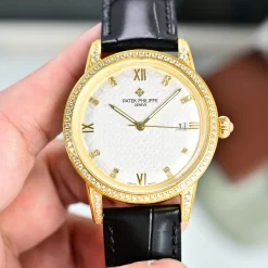 PATEK PHILIPPE Calatrava Automatic (White-Yellow Dial) 40mm 1225202605290151_419