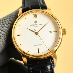 PATEK PHILIPPE Calatrava Automatic (White-Yellow Dial) 40mm 825202605290057_299