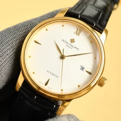 Alternative view of PATEK PHILIPPE Calatrava Automatic (White-Yellow Dial) 40mm 825202605290057_299