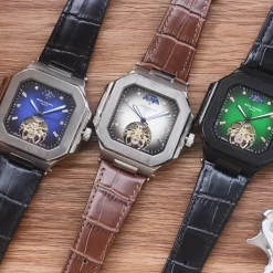 PATEK PHILIPPE Nautilus Automatic 5711 (Blue-Green-White-Brown Dial) 40mm PF 500202605290274_209