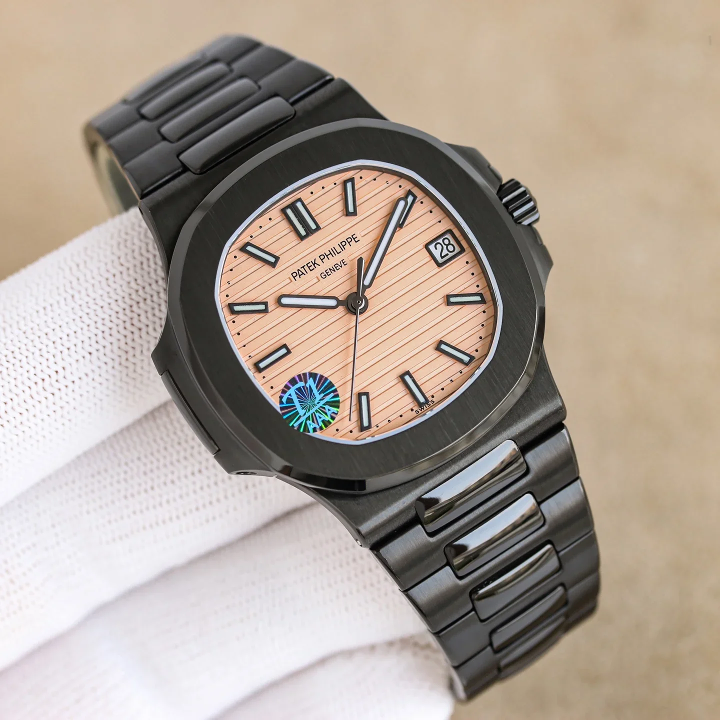 PATEK PHILIPPE Nautilus Automatic 5711 (Pink Dial) 40mm GR 1300202605290279_439 - Image 3