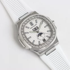 Alternative view of PATEK PHILIPPE Nautilus Automatic 57261A (White Dial) 40mm TW 1500202605290121_489