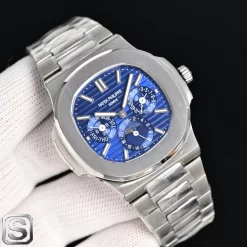 Alternative view of PATEK PHILIPPE Nautilus Automatic 57401G-001 (Black-Blue-Green Dial) 40mm V2 1625202605290067_529