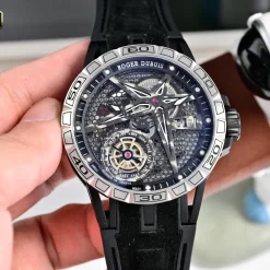 ROGER DUBUIS Excalibur Automatic RDDBEX0395 (Black-Blue-Red Dial) 45mm 690202605290312_259