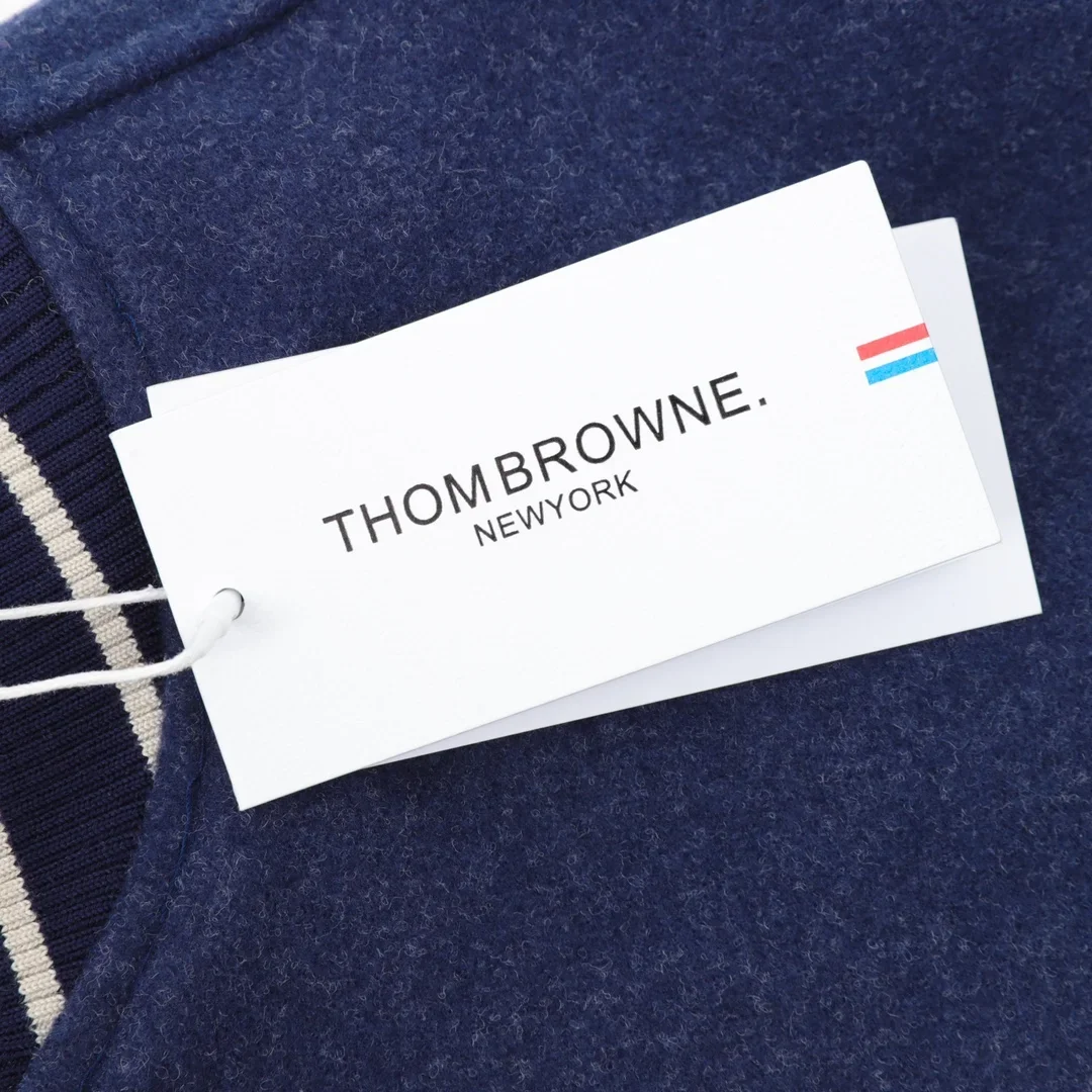 THOM BROWNE Coats & Jackets Wool ONE SIZE 350202605291316_139 - Image 7
