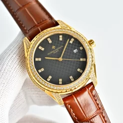 Alternative view of VACHERON CONSTANTIN Patrimony Automatic R76 (White-Black-Gold Dial) 40mm 1025202605290160_359