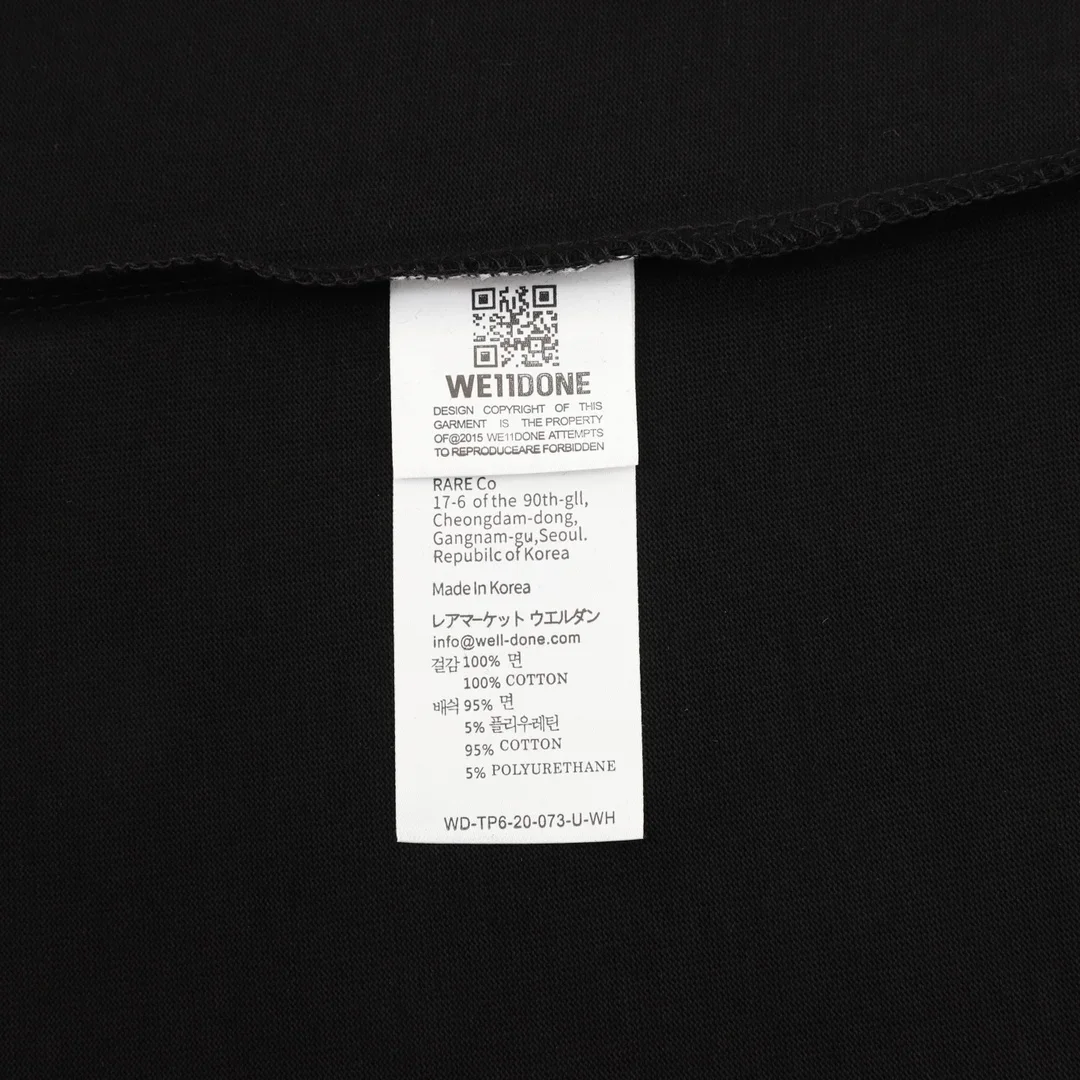 WE11DONE T-shirts & Vests Cotton S-L 130202605291370_69 - Image 9