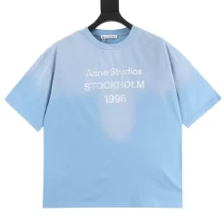 ACNE STUDIOS T-shirts & Vests Cotton (Blue-White) S-XL 120202606040496_79