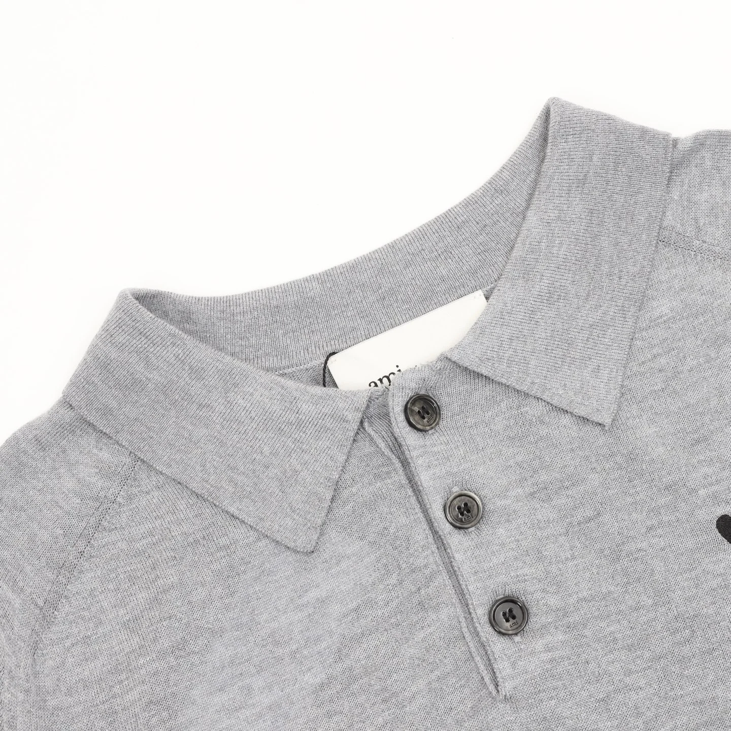 AMI Shirts & Polos Knit (Grey) S-XL 150202606040504_89 - Image 3