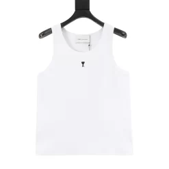 AMI T-shirts & Vests Cotton (White-Black) S-XL 110202606040440_79