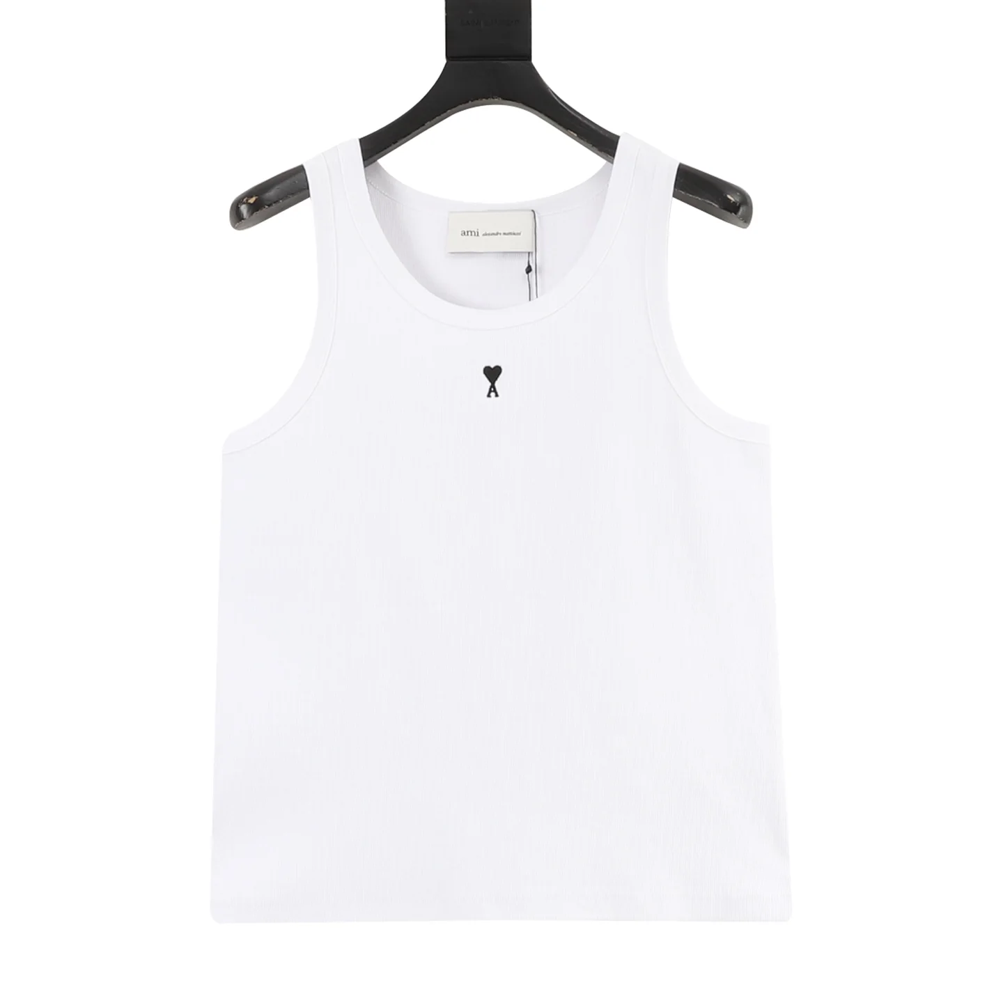 AMI T-shirts & Vests Cotton (White-Black) S-XL 110202606040440_79