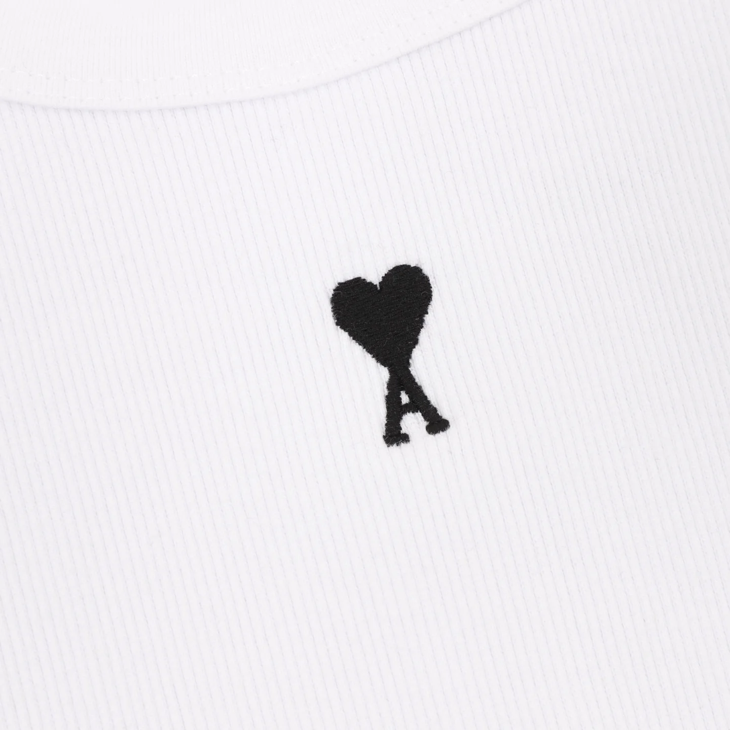 AMI T-shirts & Vests Cotton (White-Black) S-XL 110202606040440_79 - Image 4