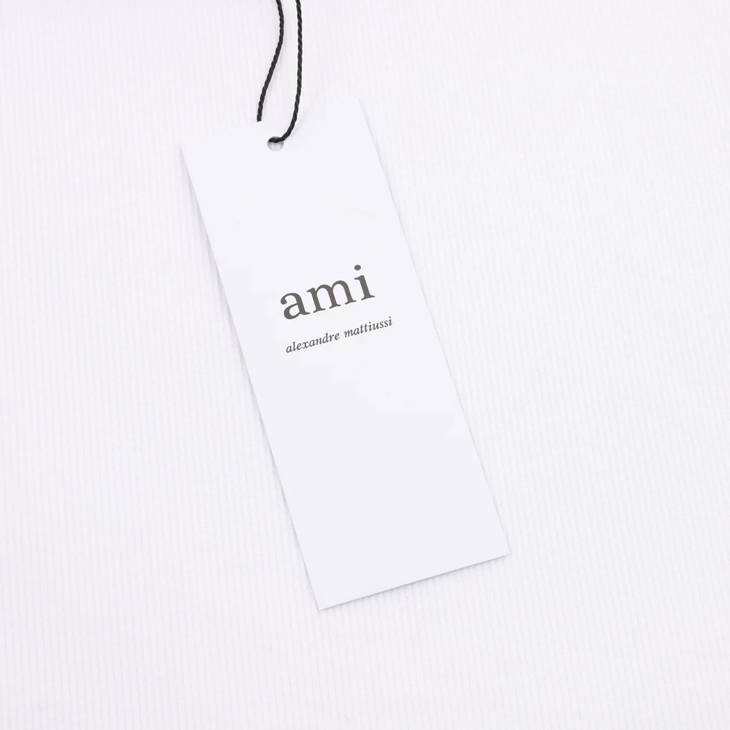 AMI T-shirts & Vests Cotton (White-Black) S-XL 110202606040440_79 - Image 6